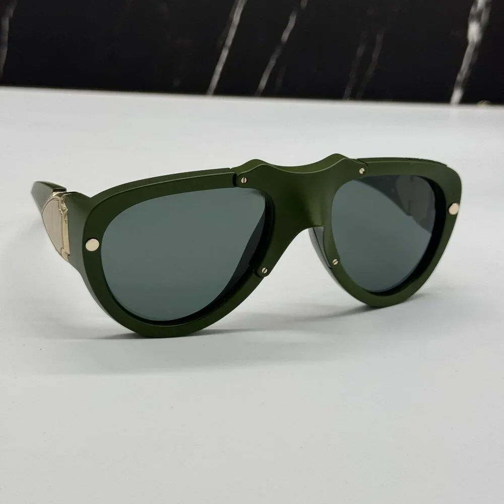 NEW BURBERRY BE4433U 413871 SUNGLASSES GREEN UNISEX BE4433U 4138/71 BURBERRY